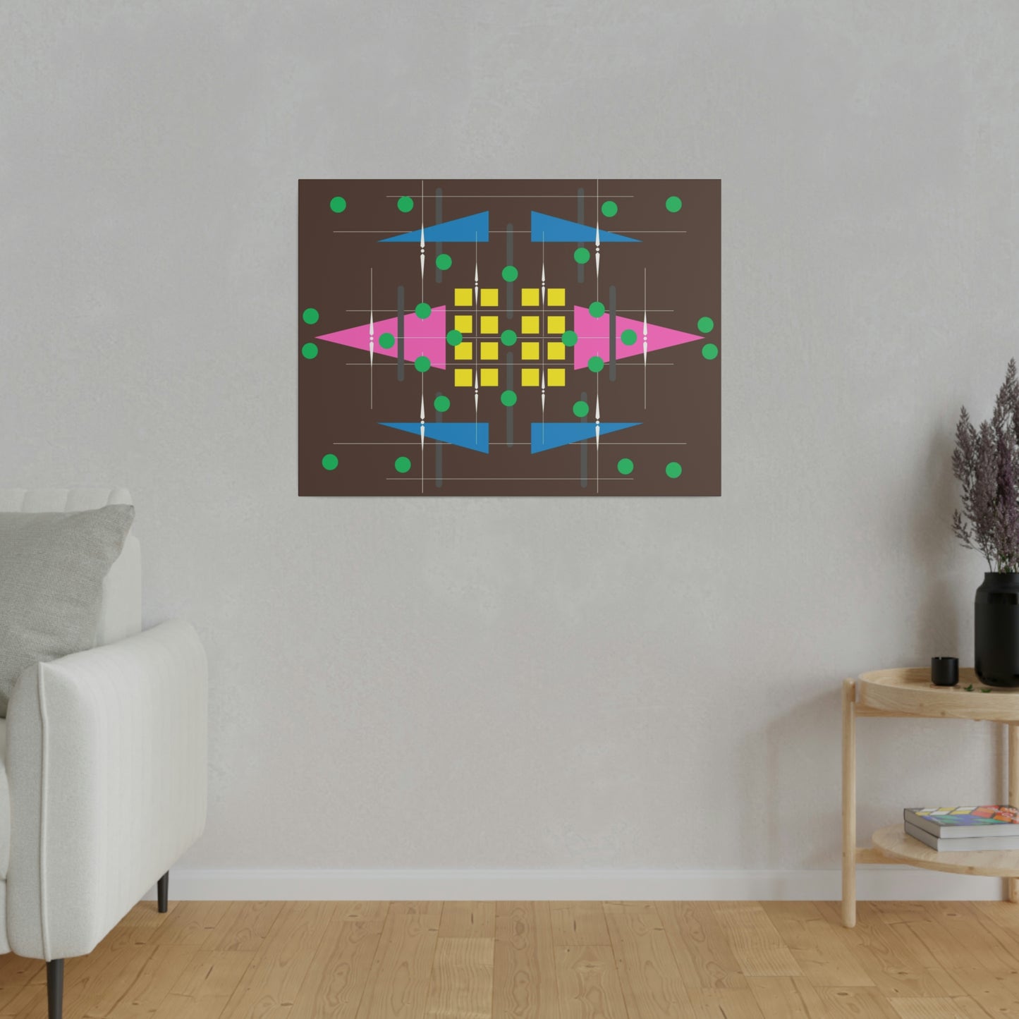 Aztek Maze - Universal Schematics 5: Geometric Abstract Deco Inspired Wall Art