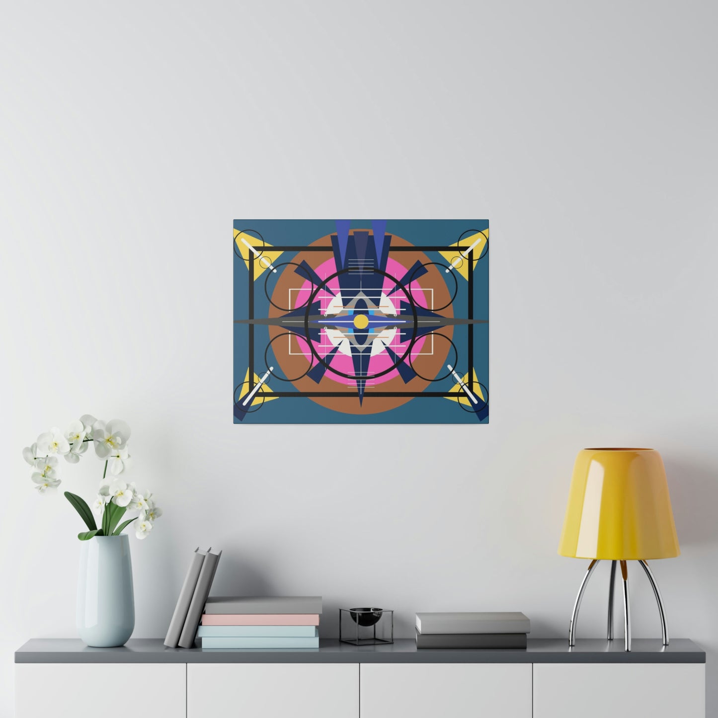 Deco 2 - Oscillation: Geometric Abstract Deco Inspired Wall Art