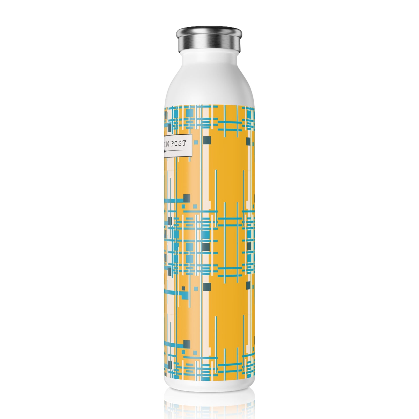 Trinos Trading Post: Lemon Yellow Bamboo 20oz Slim Water Bottle