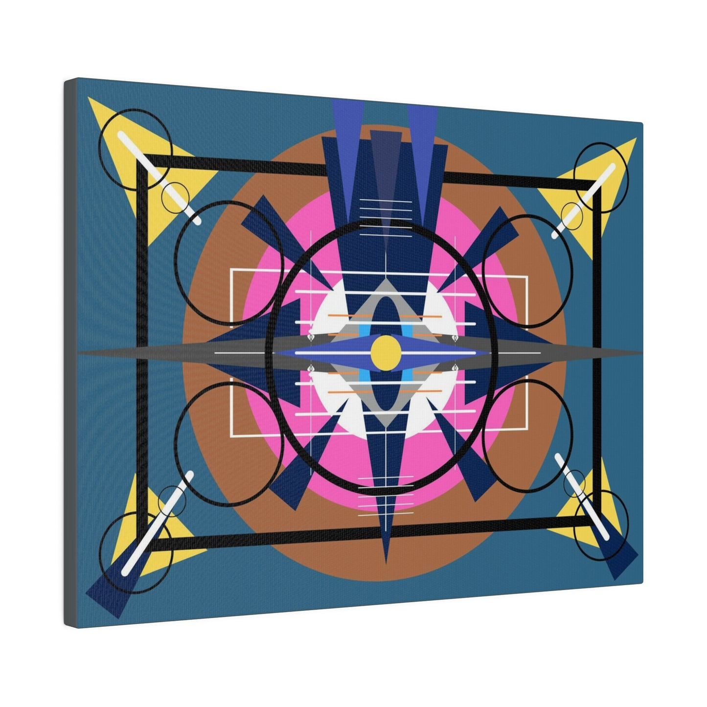 Deco 2 - Oscillation: Geometric Abstract Deco Inspired Wall Art