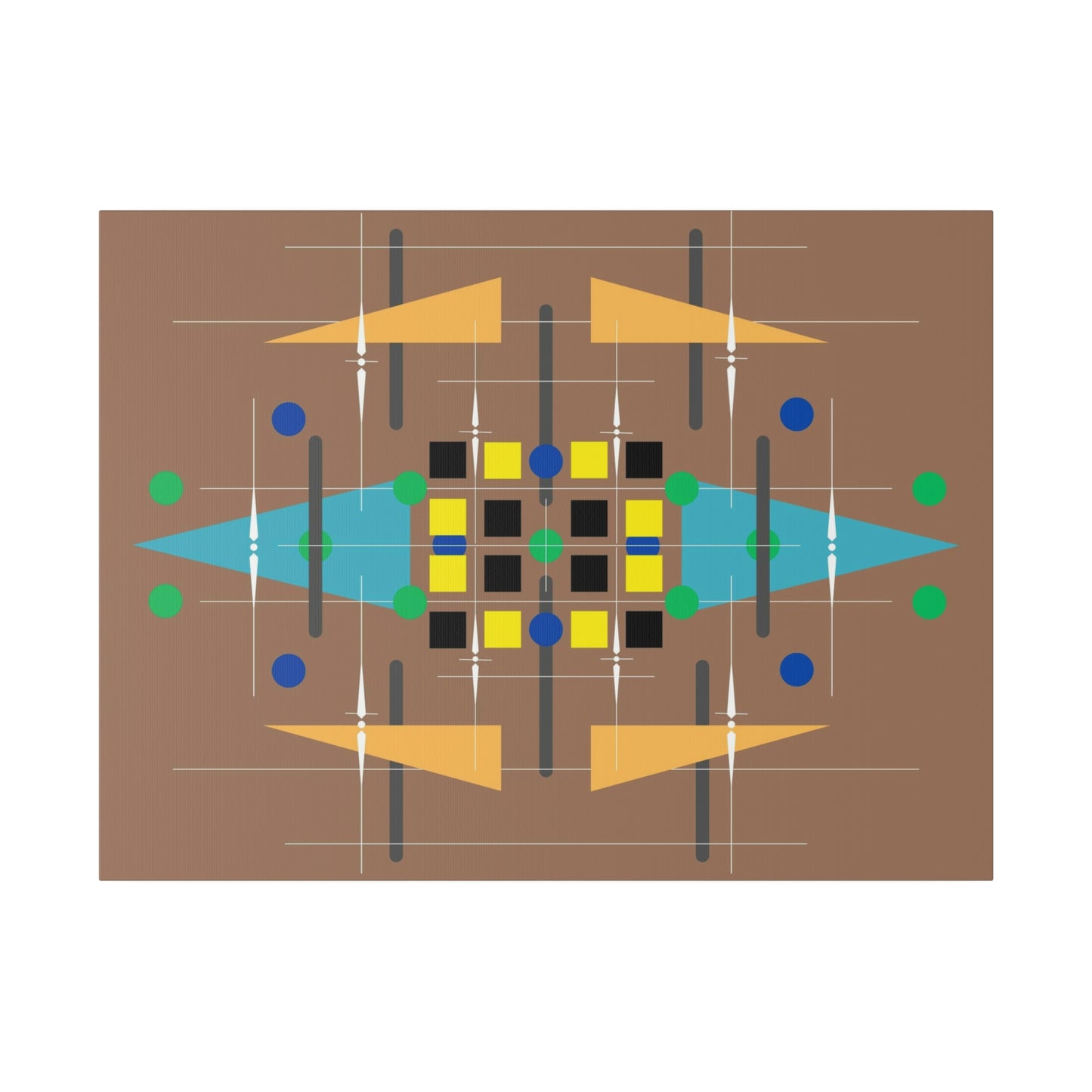 Harvest - Universal Schematics 3: Geometric Abstract Deco Inspired Wall Art