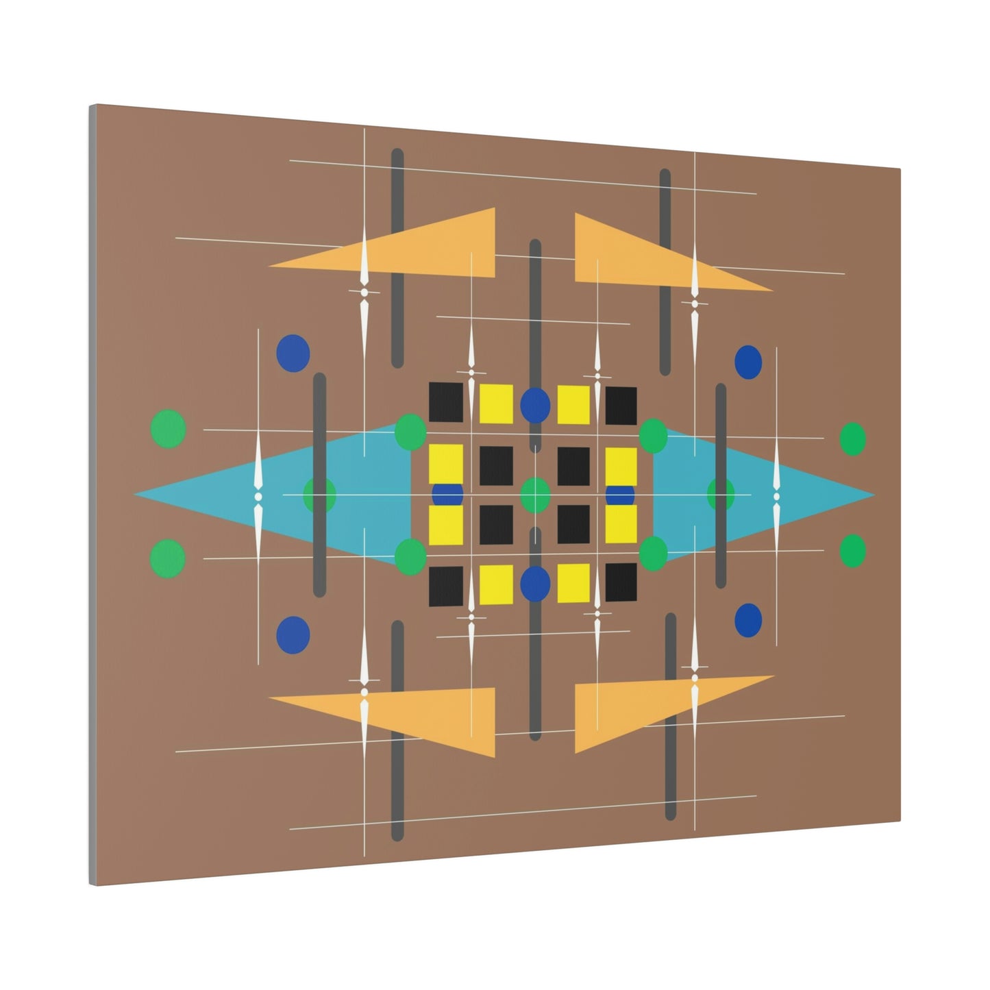 Harvest - Universal Schematics 3: Geometric Abstract Deco Inspired Wall Art