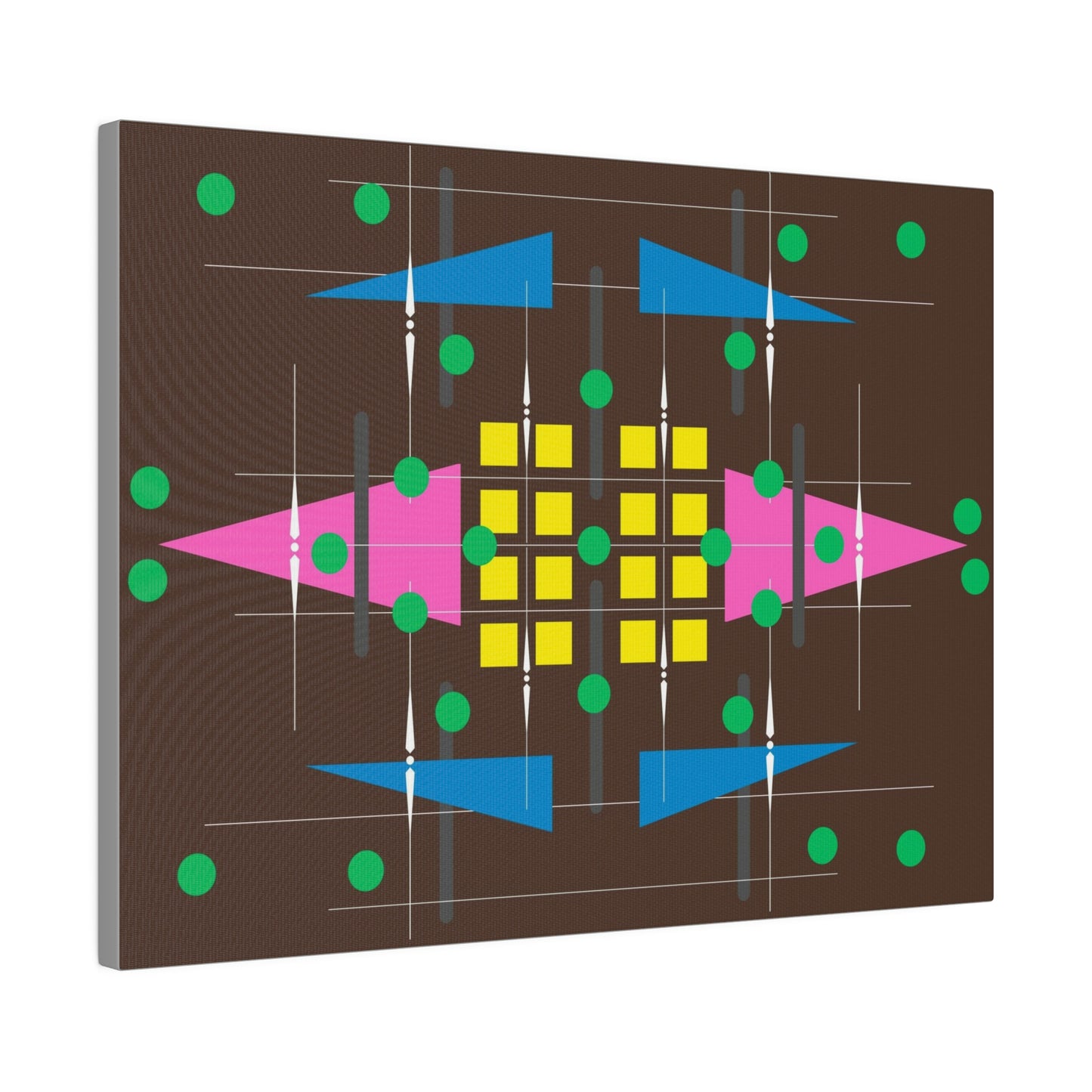 Aztek Maze - Universal Schematics 5: Geometric Abstract Deco Inspired Wall Art