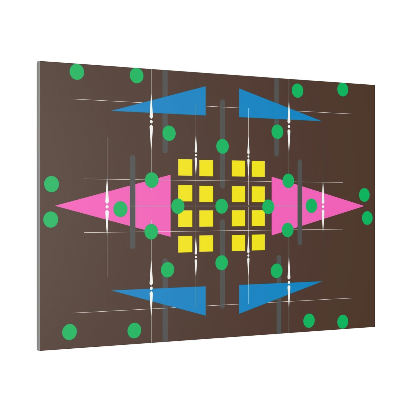 Aztek Maze - Universal Schematics 5: Geometric Abstract Deco Inspired Wall Art