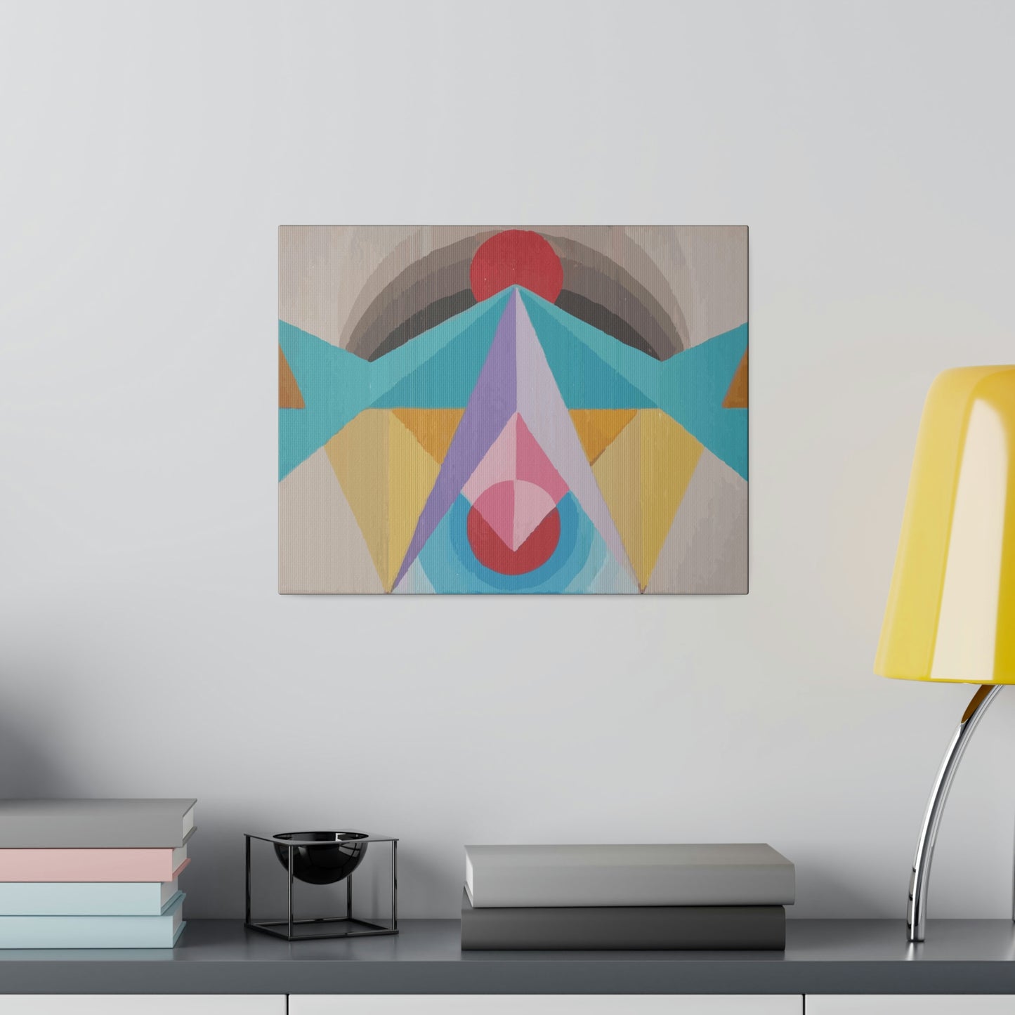 Soul - The Mighty Mountain Series: Part of the Across the Universe Collection Abstract Geometric Wall Art