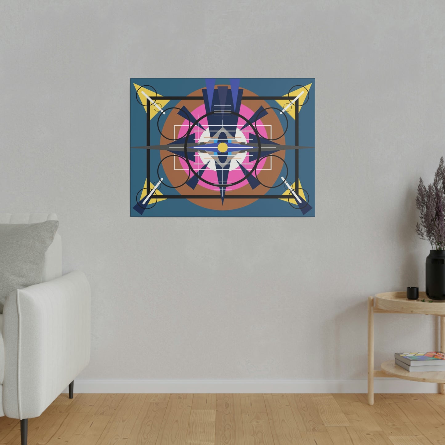 Deco 2 - Oscillation: Geometric Abstract Deco Inspired Wall Art