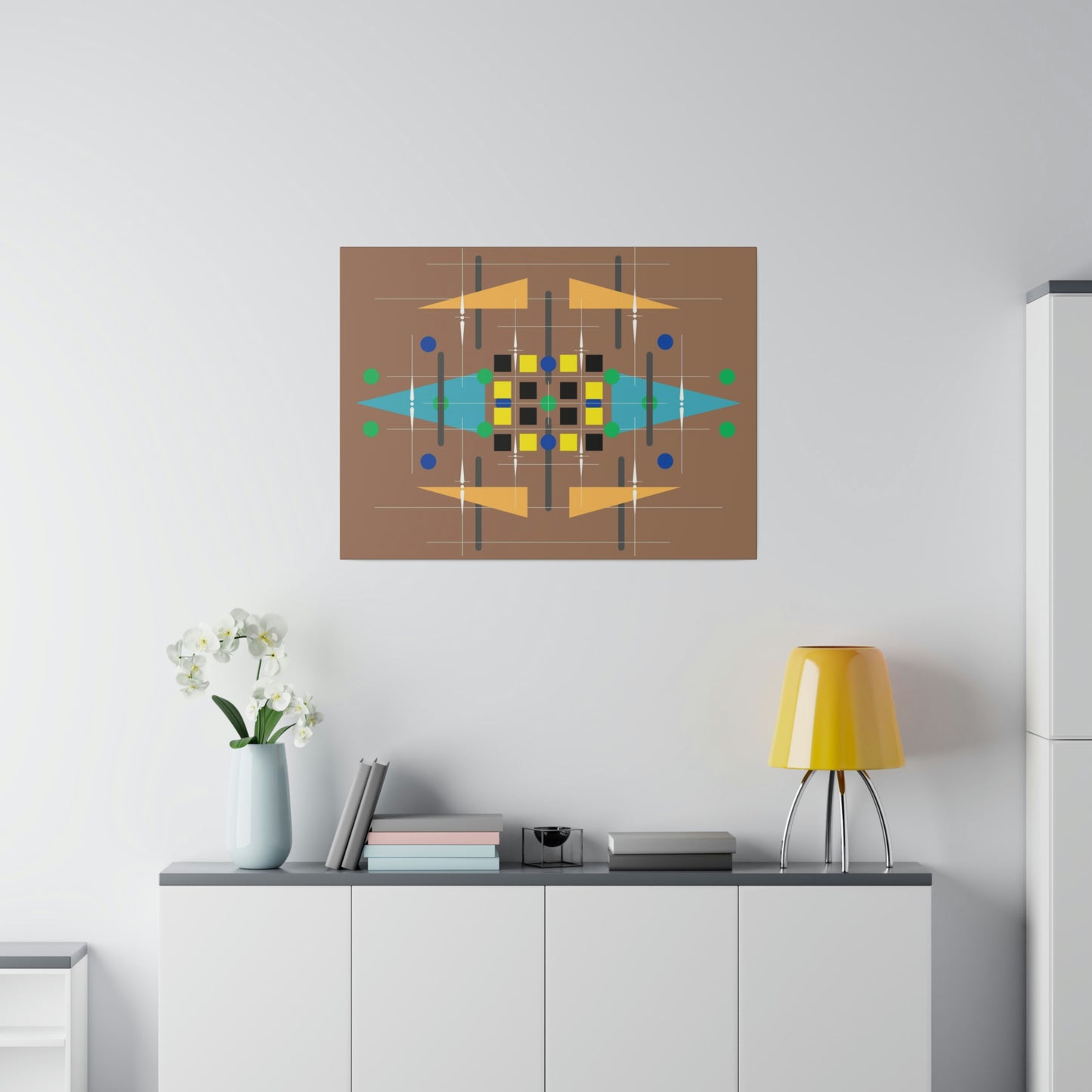 Harvest - Universal Schematics 3: Geometric Abstract Deco Inspired Wall Art