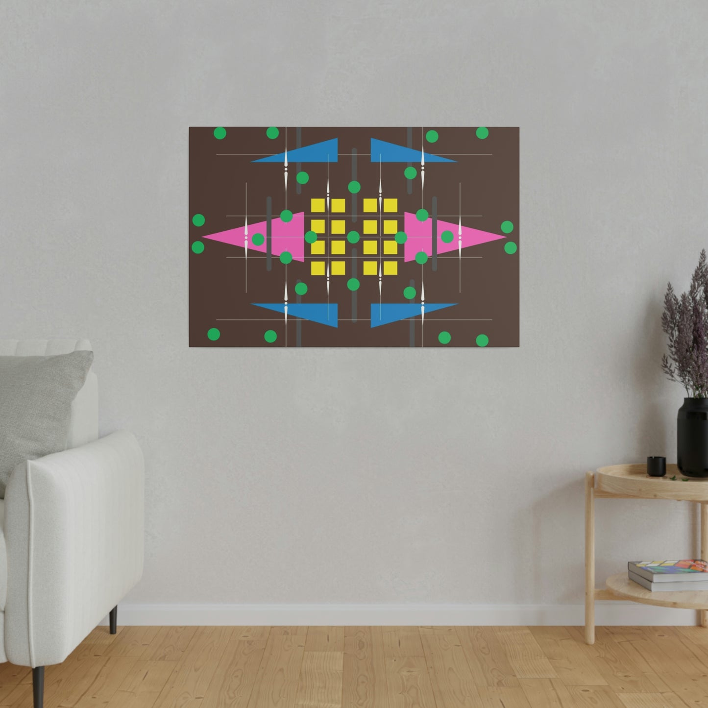 Aztek Maze - Universal Schematics 5: Geometric Abstract Deco Inspired Wall Art