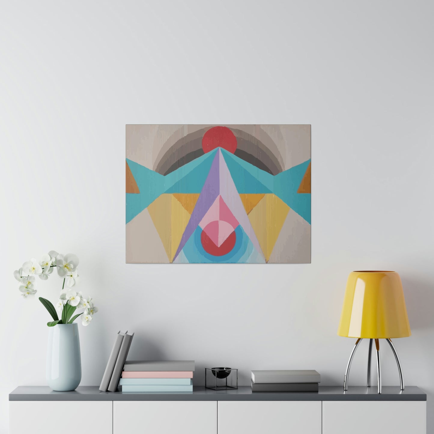 Soul - The Mighty Mountain Series: Part of the Across the Universe Collection Abstract Geometric Wall Art