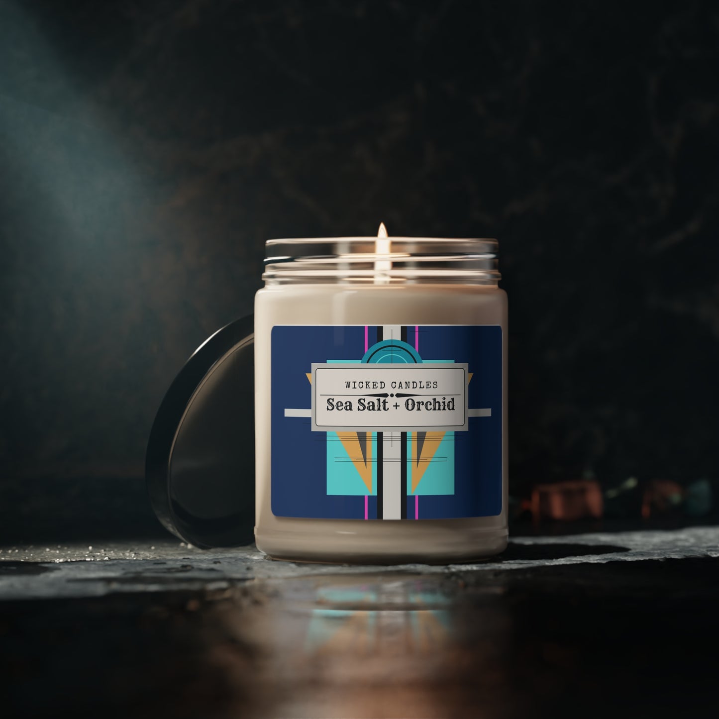 Deco Blue Temple Scented Soy Candle, 9oz