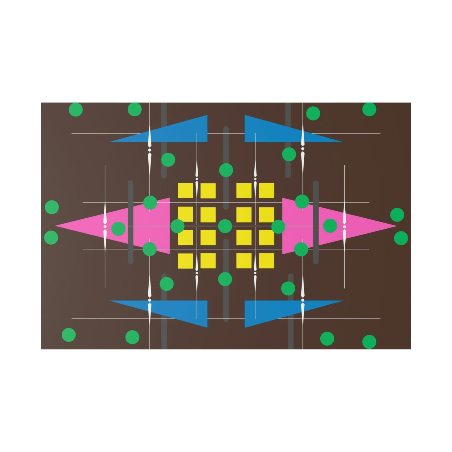 Aztek Maze - Universal Schematics 5: Geometric Abstract Deco Inspired Wall Art