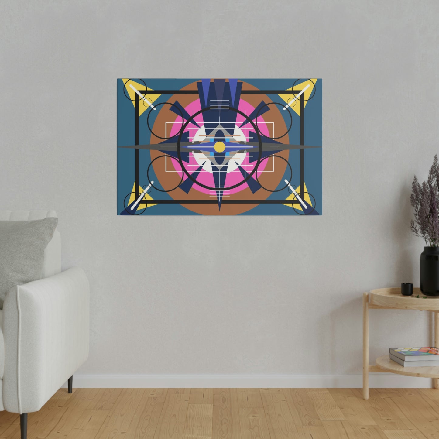 Deco 2 - Oscillation: Geometric Abstract Deco Inspired Wall Art